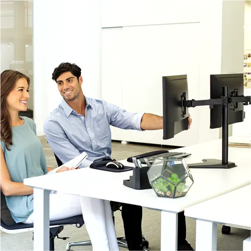 Fellowes Professional Series Freestanding Dual Horizontal Monitor Arm