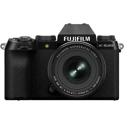 Fujifilm X-S20 Body, Black with XF16-50mmF2.8-4.8 R LM WR Lens Kit