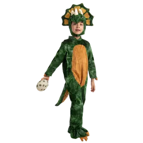 Green Triceratops Costume - Child