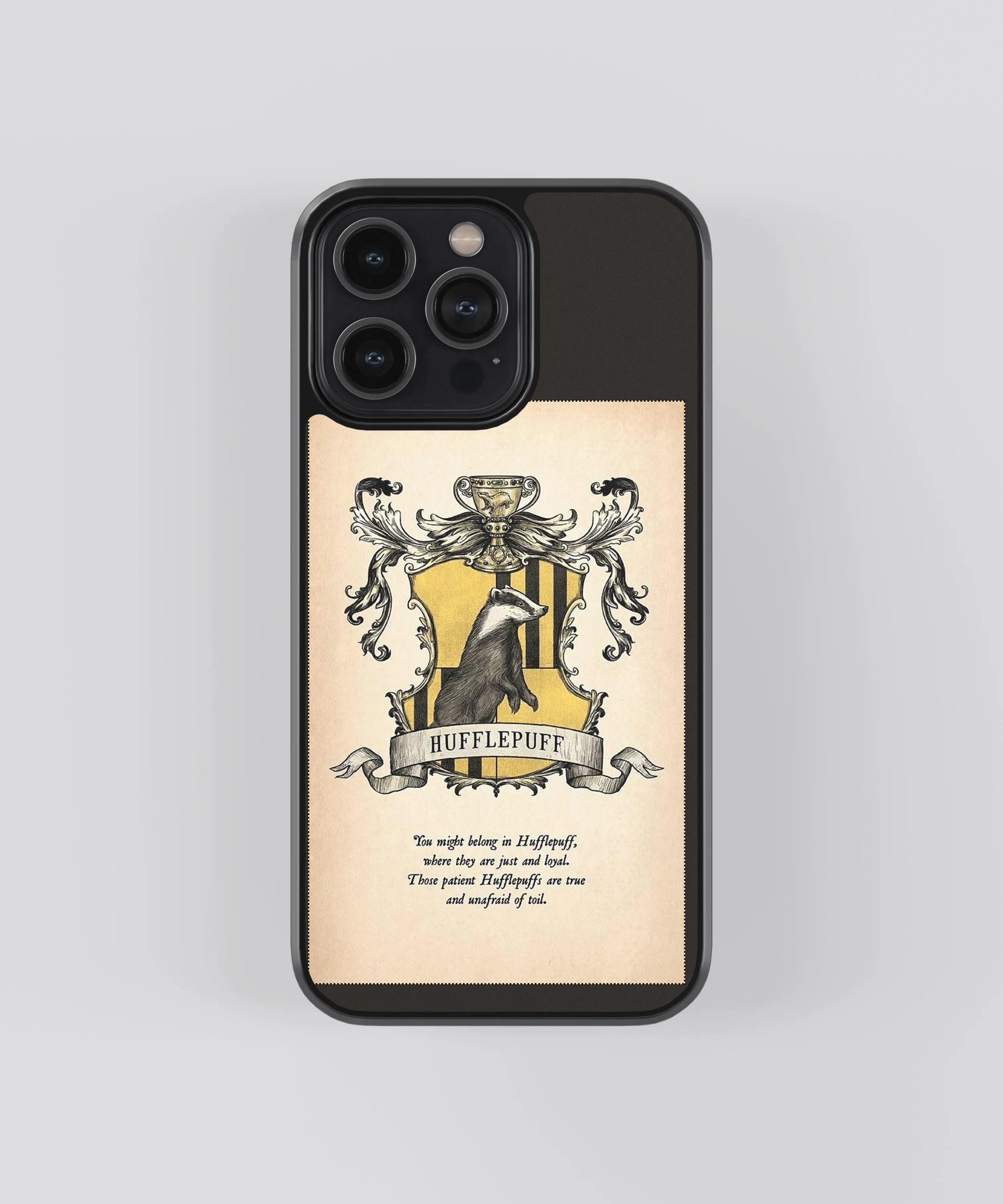 Harry Potter Hufflepuff Pop Culture Glass Phone Case Cover