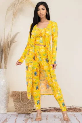 HH624R-GRAF - 3 PC PANT AND DUSTER SET