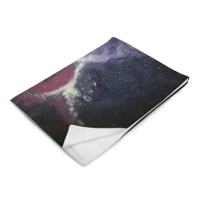 Horse Galaxy Throw Blanket