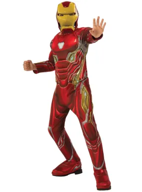 Infinity War Boys Deluxe Iron Man Avengers Costume