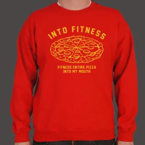 Into Fitness, Fitness Entire Pizza Into My Mouth Sweater (Mens)