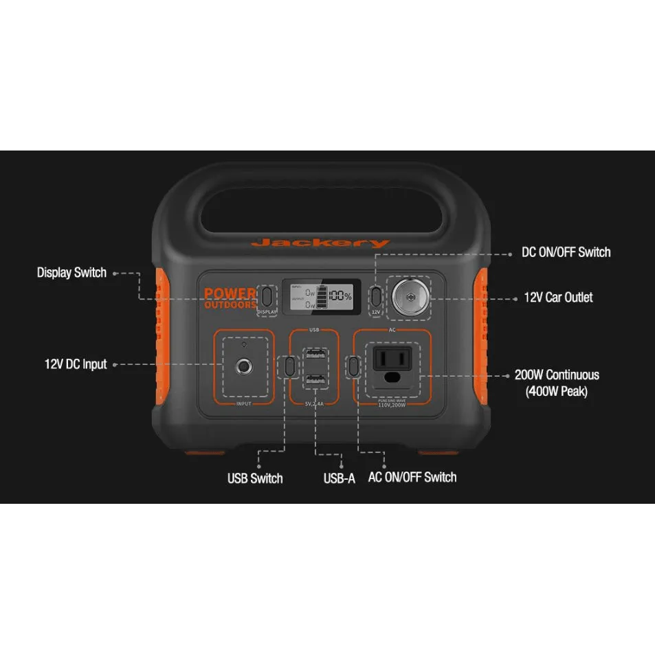 Jackery Explorer 290 Portable Power Station Open Box (EXP290-OPEN)