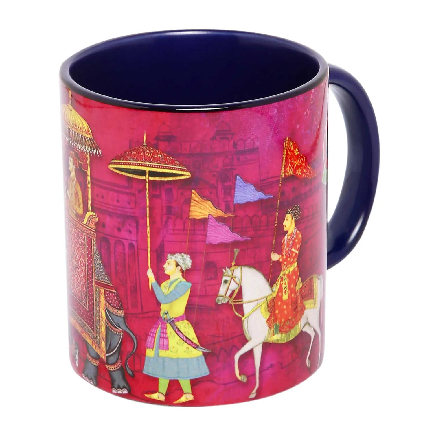 King Procession Coffee Mugs Set of 2 (300 ml each)