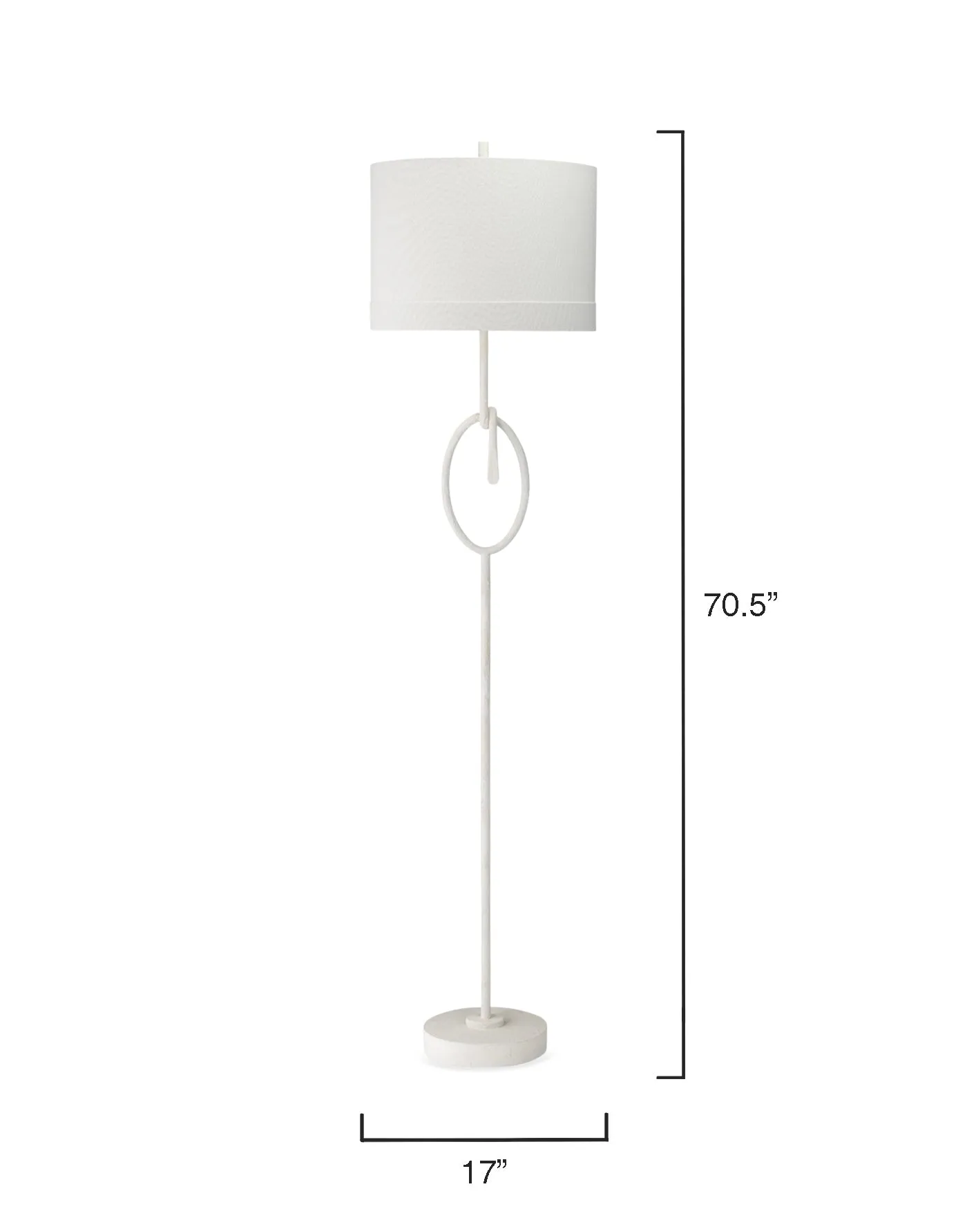 Knot Floor Lamp - White