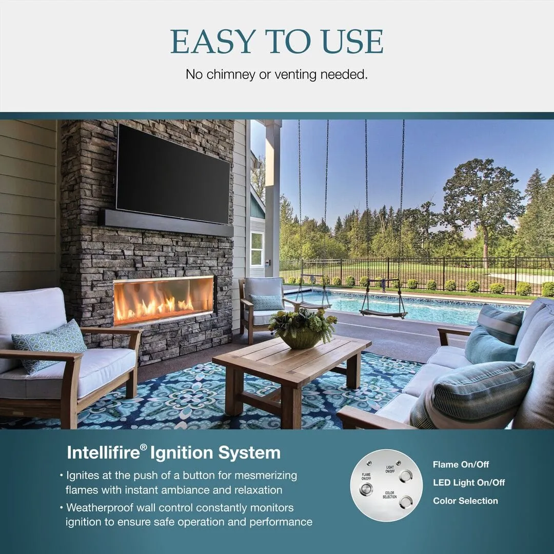 Majestic Lanai 48" Vent-Free Outdoor Gas Fireplace ODLANAIG-48