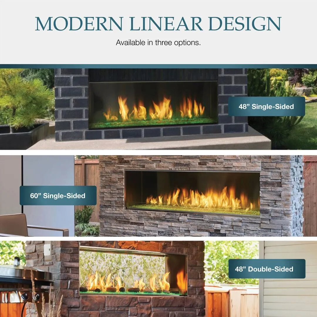 Majestic Lanai 48" Vent-Free Outdoor Gas Fireplace ODLANAIG-48