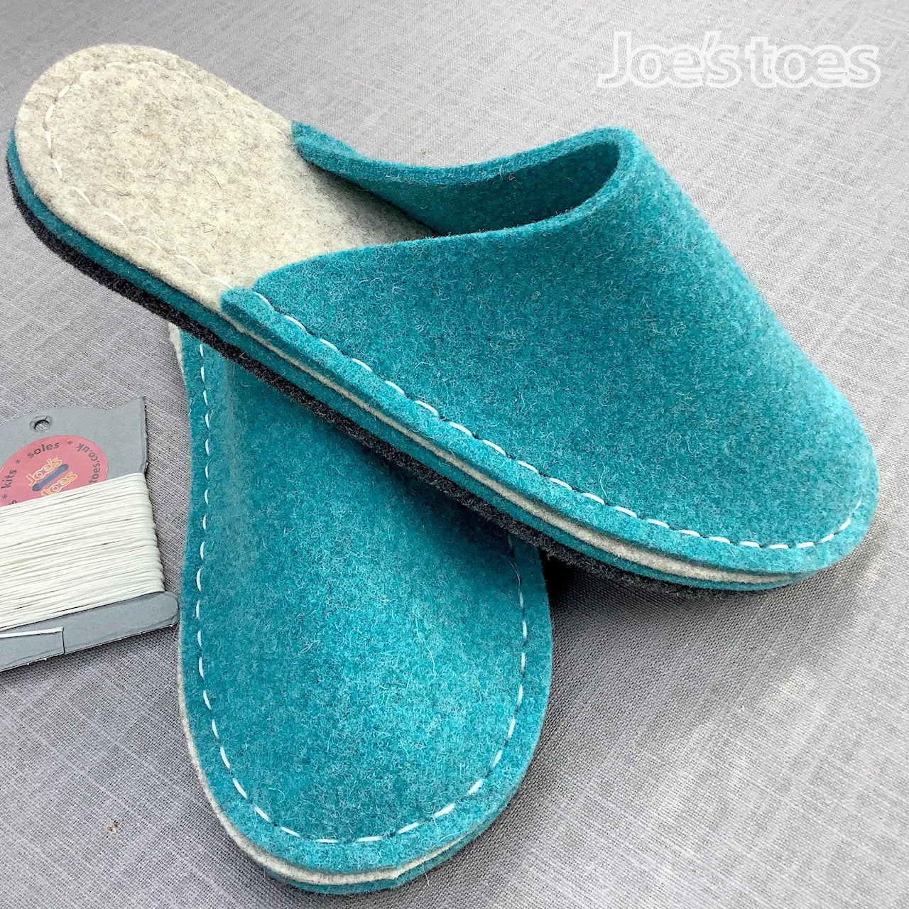 Make your own Felt Slipper Kit with Felt Outsoles