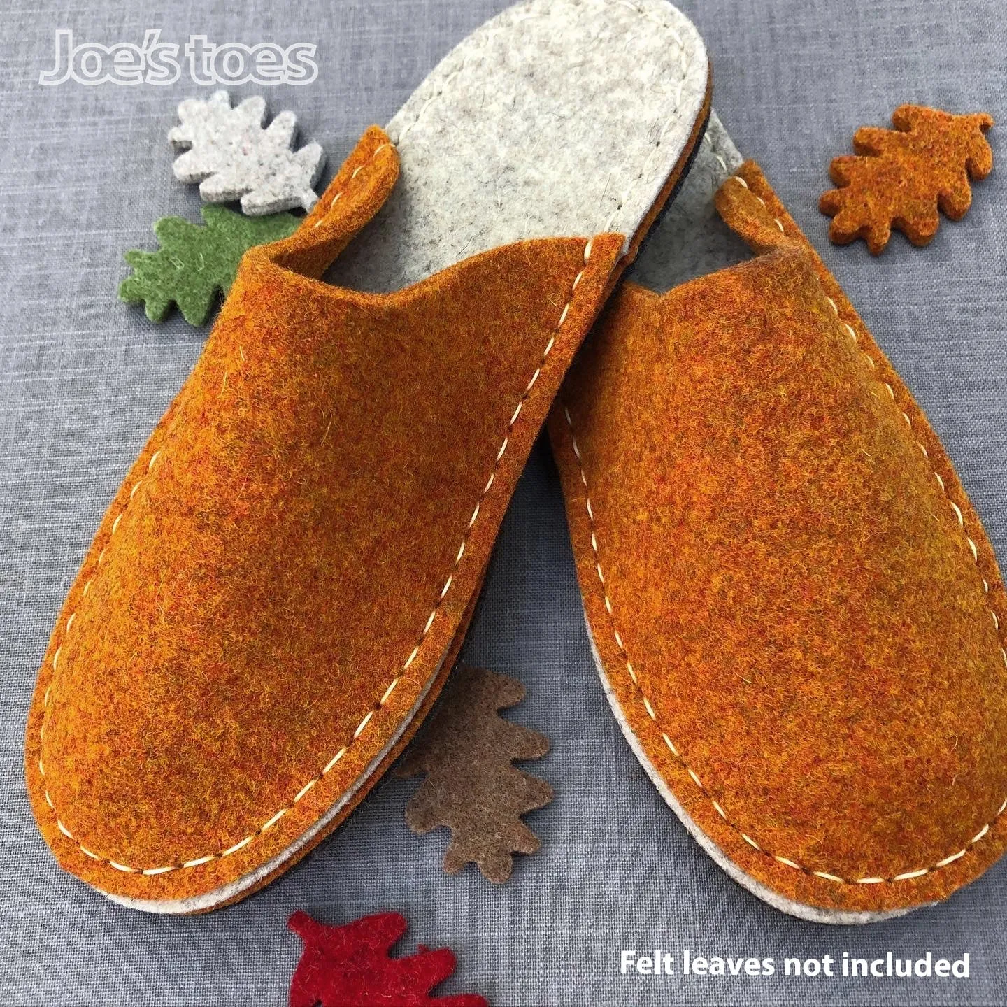 Make your own Felt Slipper Kit with Felt Outsoles