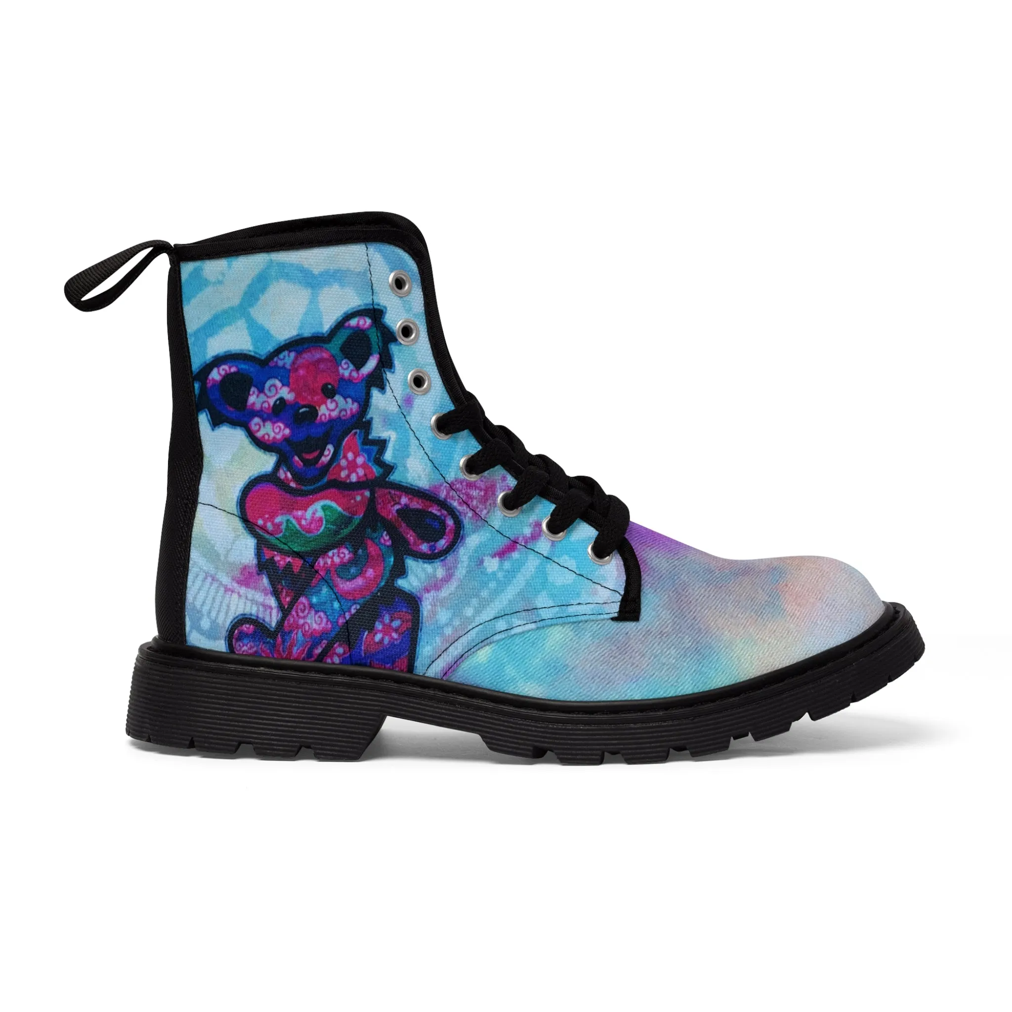 Marching Bear Canvas Boots