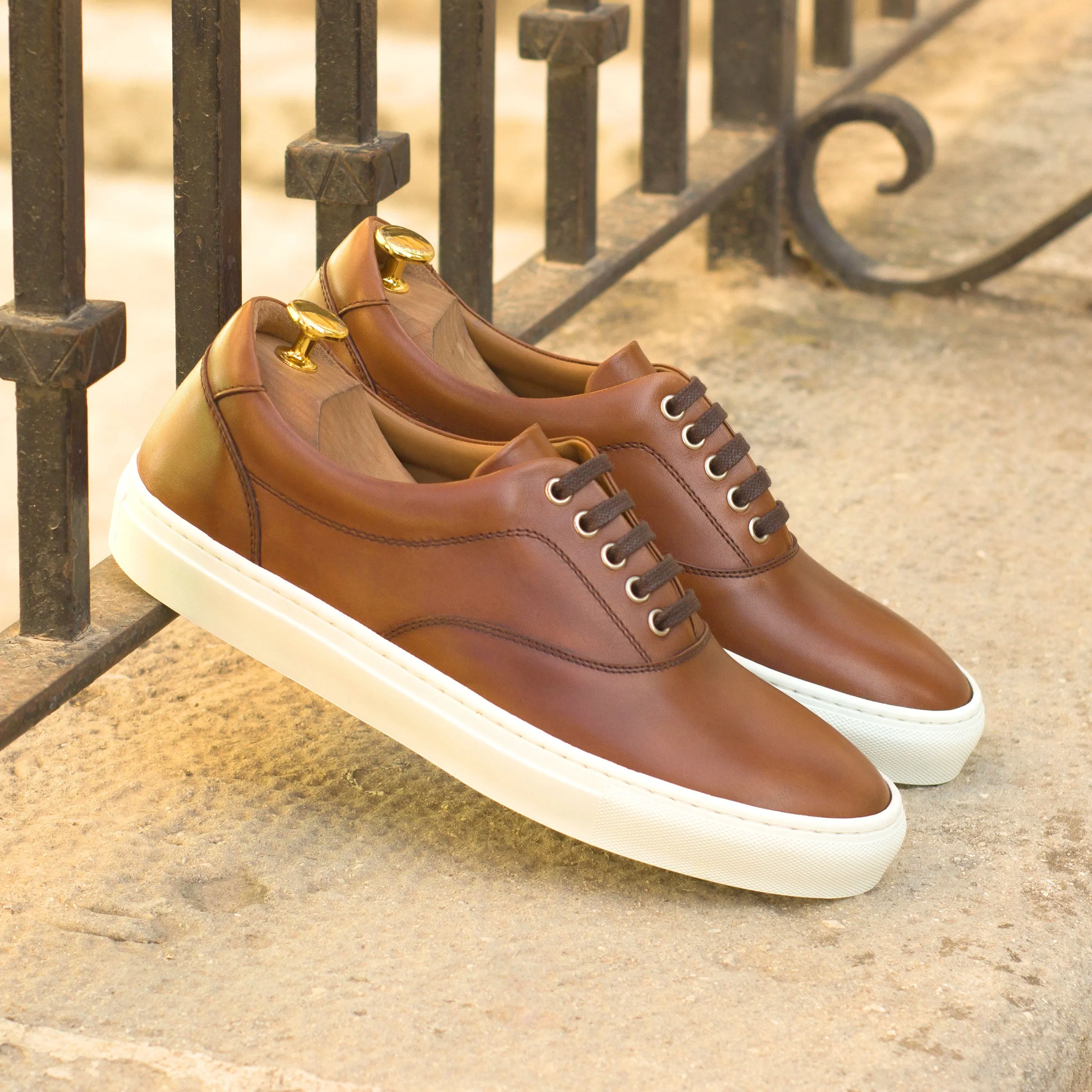 Med Brown Calf Top-Sider Trainers