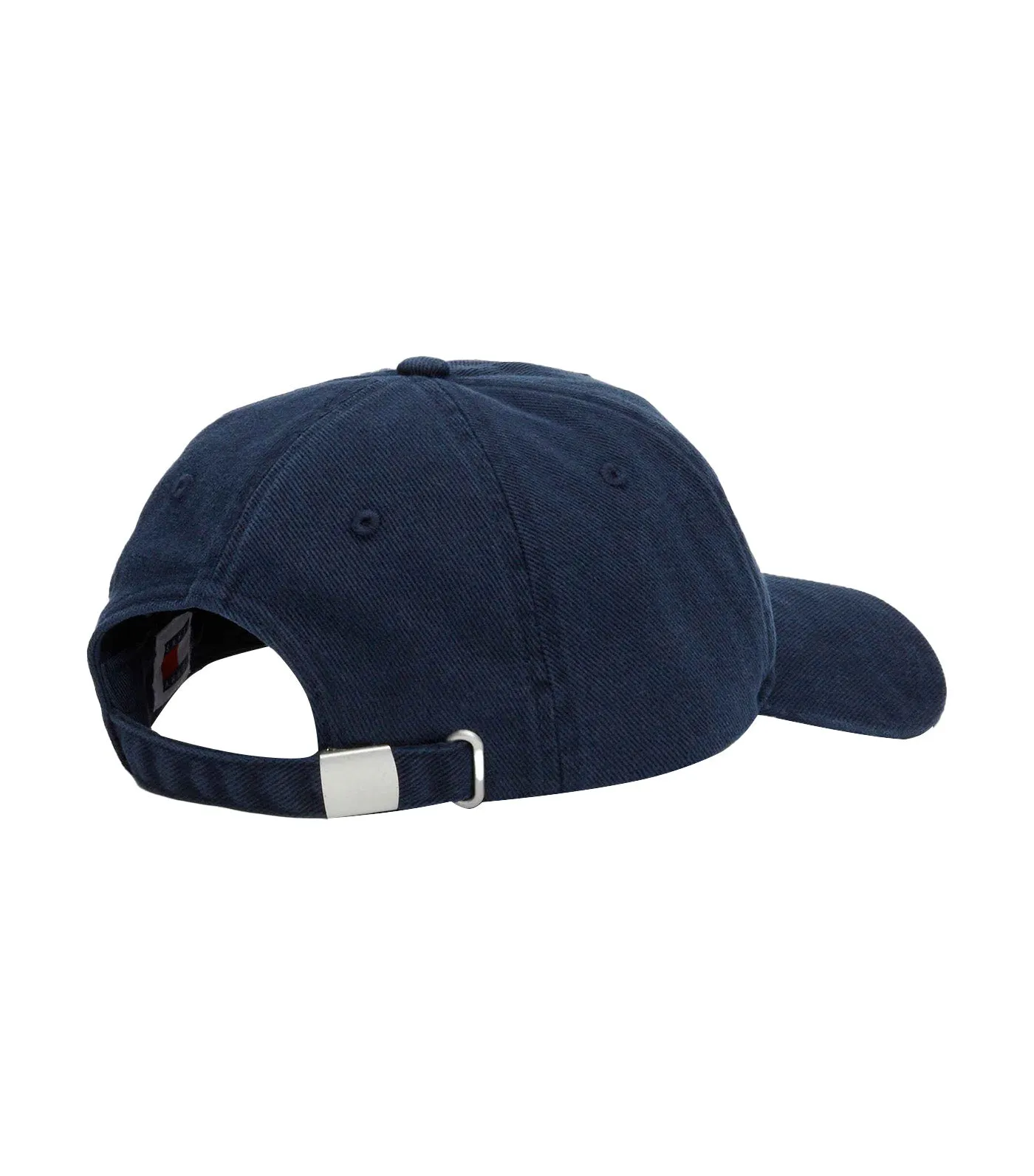 Men's Elongated Flag Denim Cap Dark Night Navy