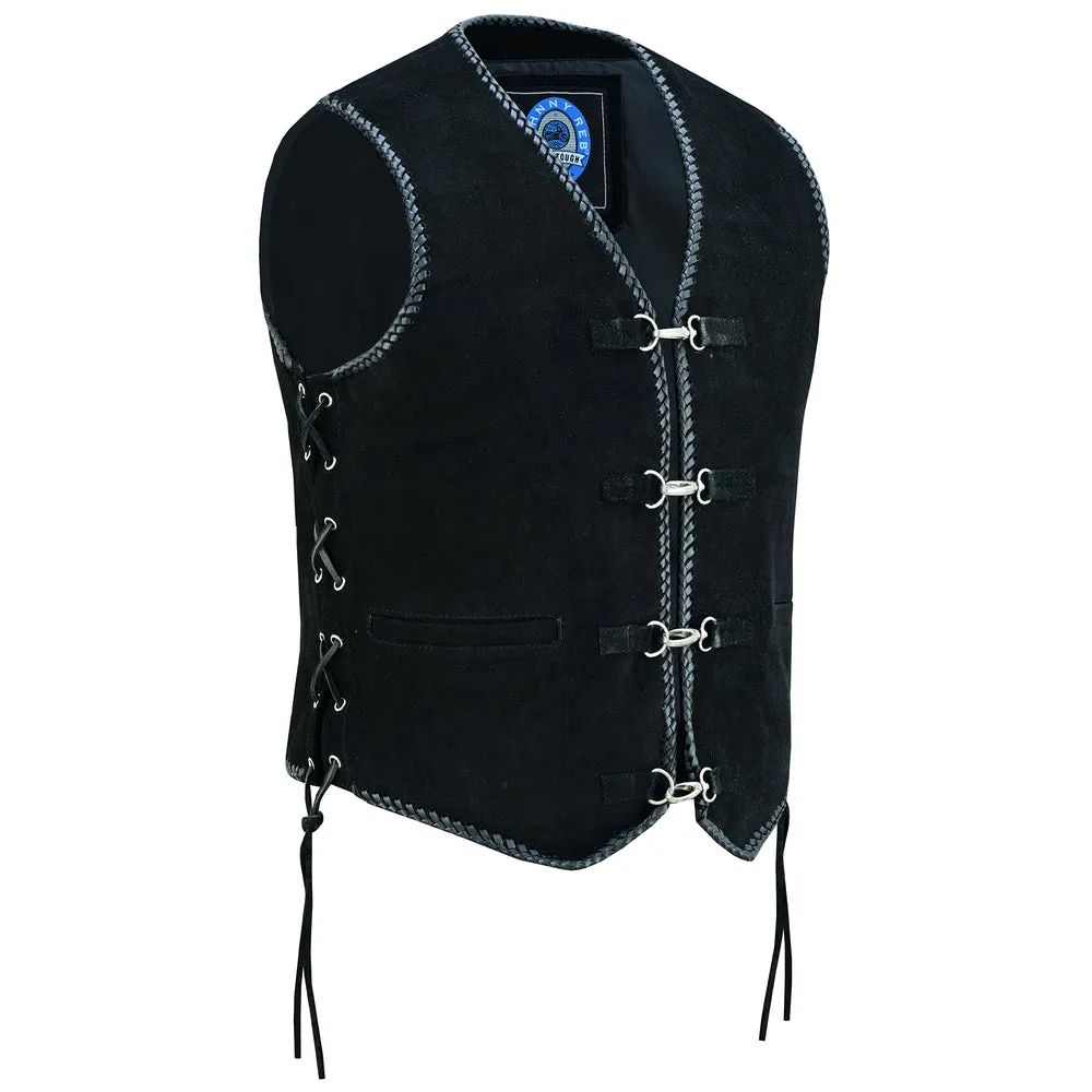 Men's Lightning Ridge Suede Motorcycle Vest JRV10043