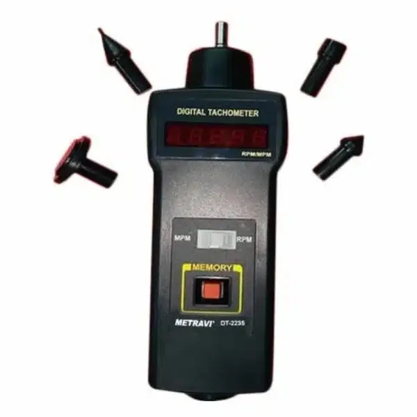 Metravi DT-2235 Contact-type Tachometer, up to 50,000RPM