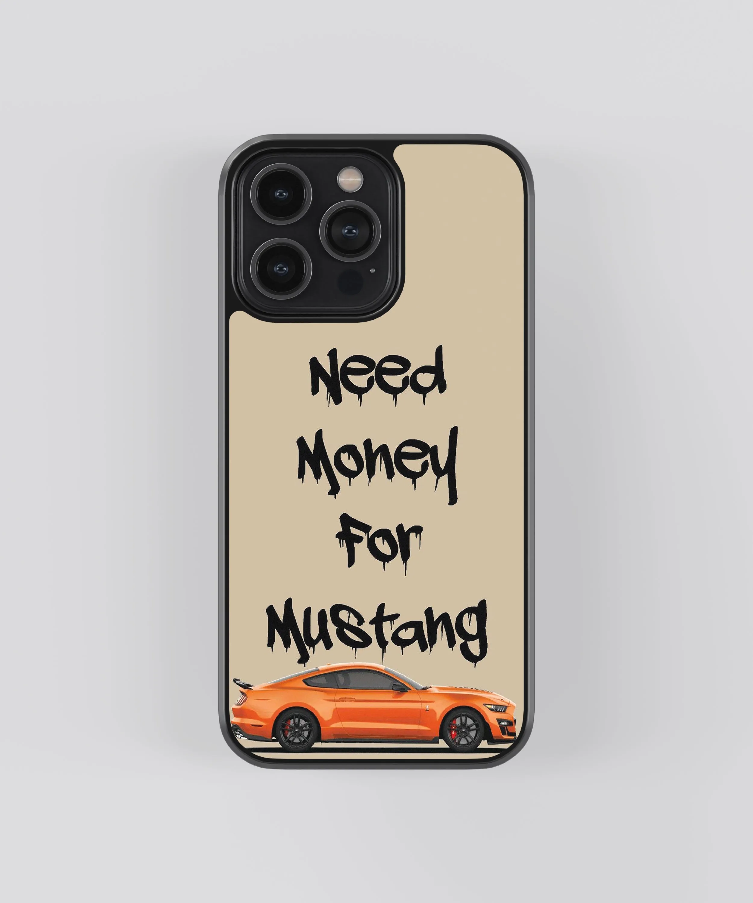 Money For Mustang Pop Culture Glass Phone Case Cover