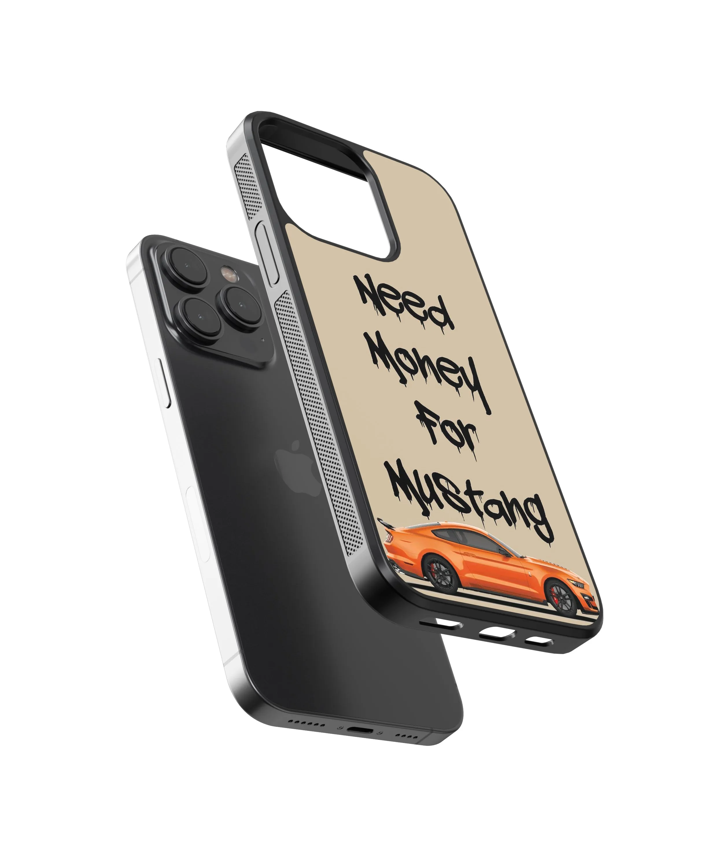 Money For Mustang Pop Culture Glass Phone Case Cover