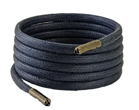 Navy Blue 4 mm wax cotton Shoelaces & Boot laces