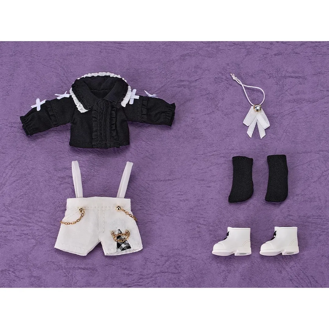 Nendoroid Doll Outfit Set: Suspender Shorts Set (White & Black/Black & White/White & Blue) [PRE-ORDER](RELEASE MAY25)