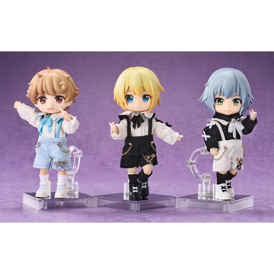 Nendoroid Doll Outfit Set: Suspender Shorts Set (White & Black/Black & White/White & Blue) [PRE-ORDER](RELEASE MAY25)