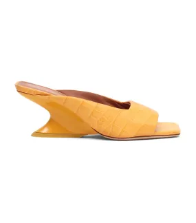 Norma Sandal Croc Peach