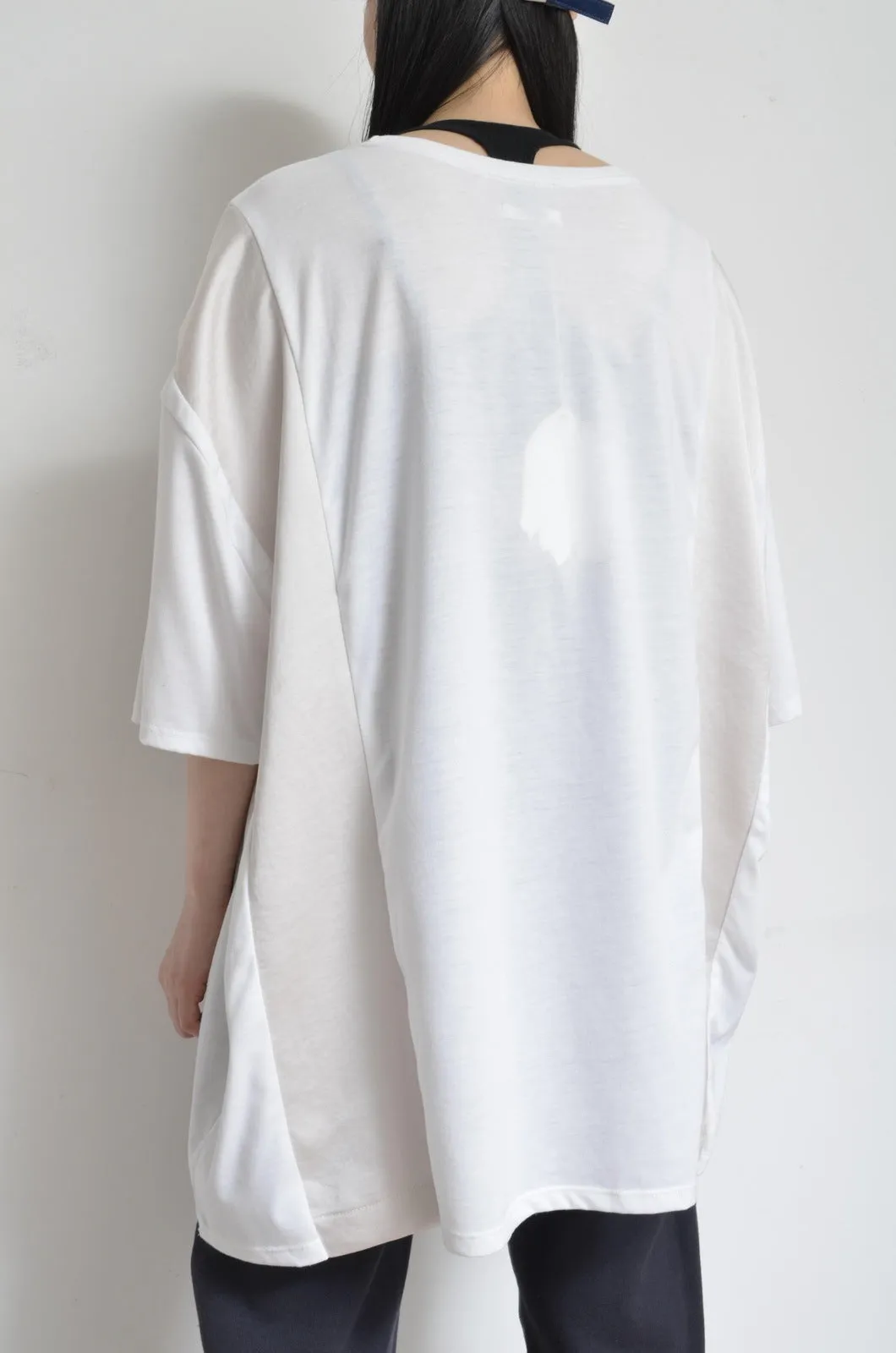 nyoroli TAPE TEE_WHT