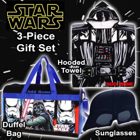 Personalized 3-Piece Lil' Splasher Gift Bundle - Star Wars (Darth)