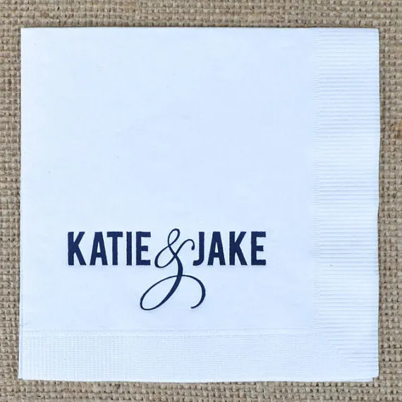 Personalized Cocktail Napkins