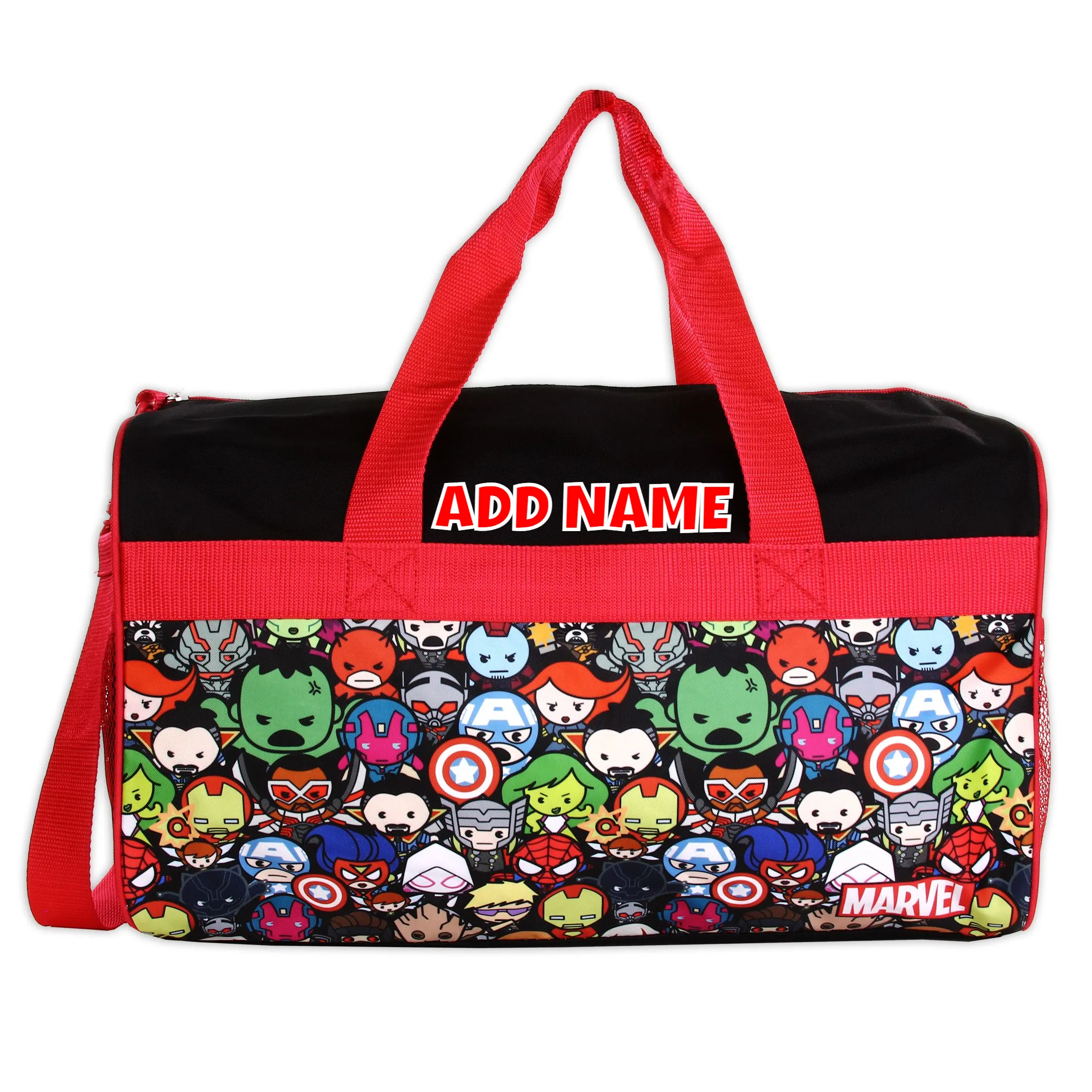 Personalized Kid's Travel Duffel Bag - Kawaii Marvel