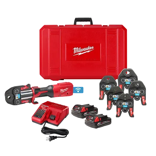 Press Tool Kit - Milwaukee M18™ FORCE LOGIC™ Press Tool Kit w/ ONE-KEY™ with 1/4"-7/8" Streamline™ ACR Jaws, 2922-22M