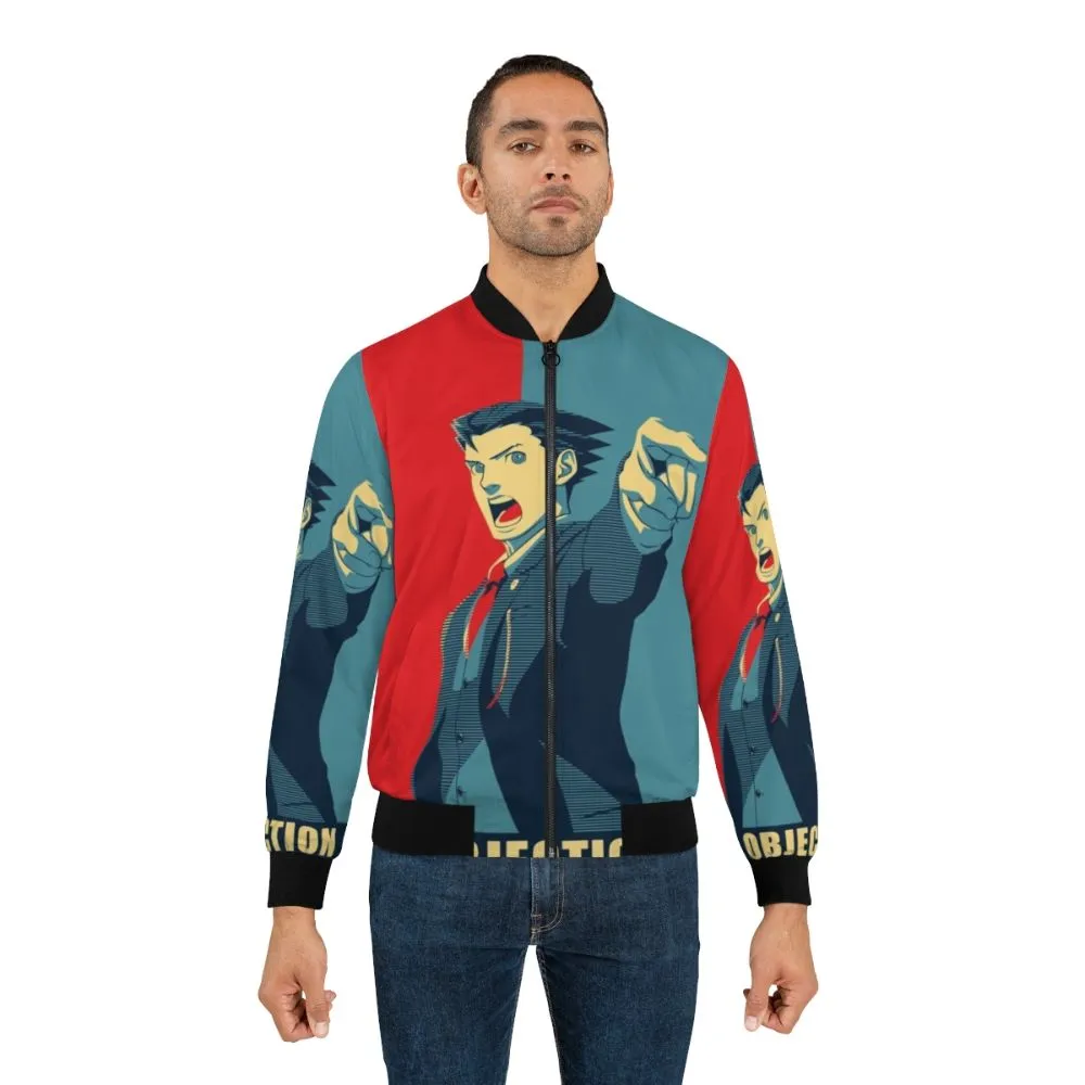 "Ace Attorney Objection Bomber Jacket for Gamers"