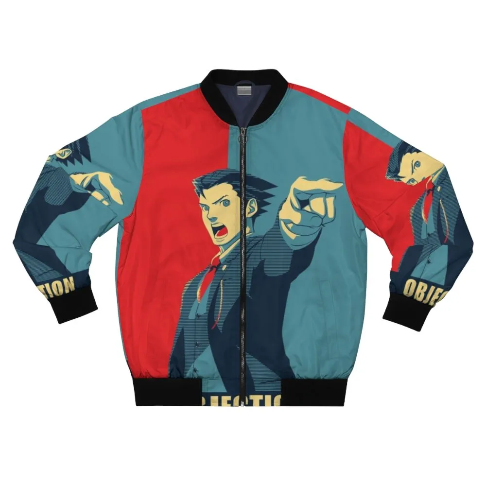 "Ace Attorney Objection Bomber Jacket for Gamers"