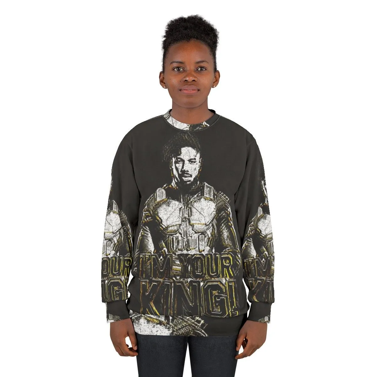 "I M Your King" Superhero Sweatshirt | Pop Culture Movie Quote