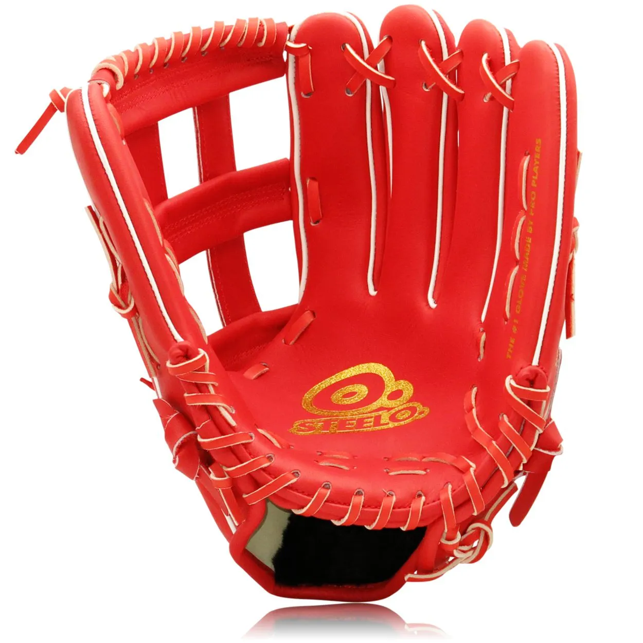 Red 'Hype 1' PRO HYDE™ Series Outfielder's Glove - 12.75 Inch RHT