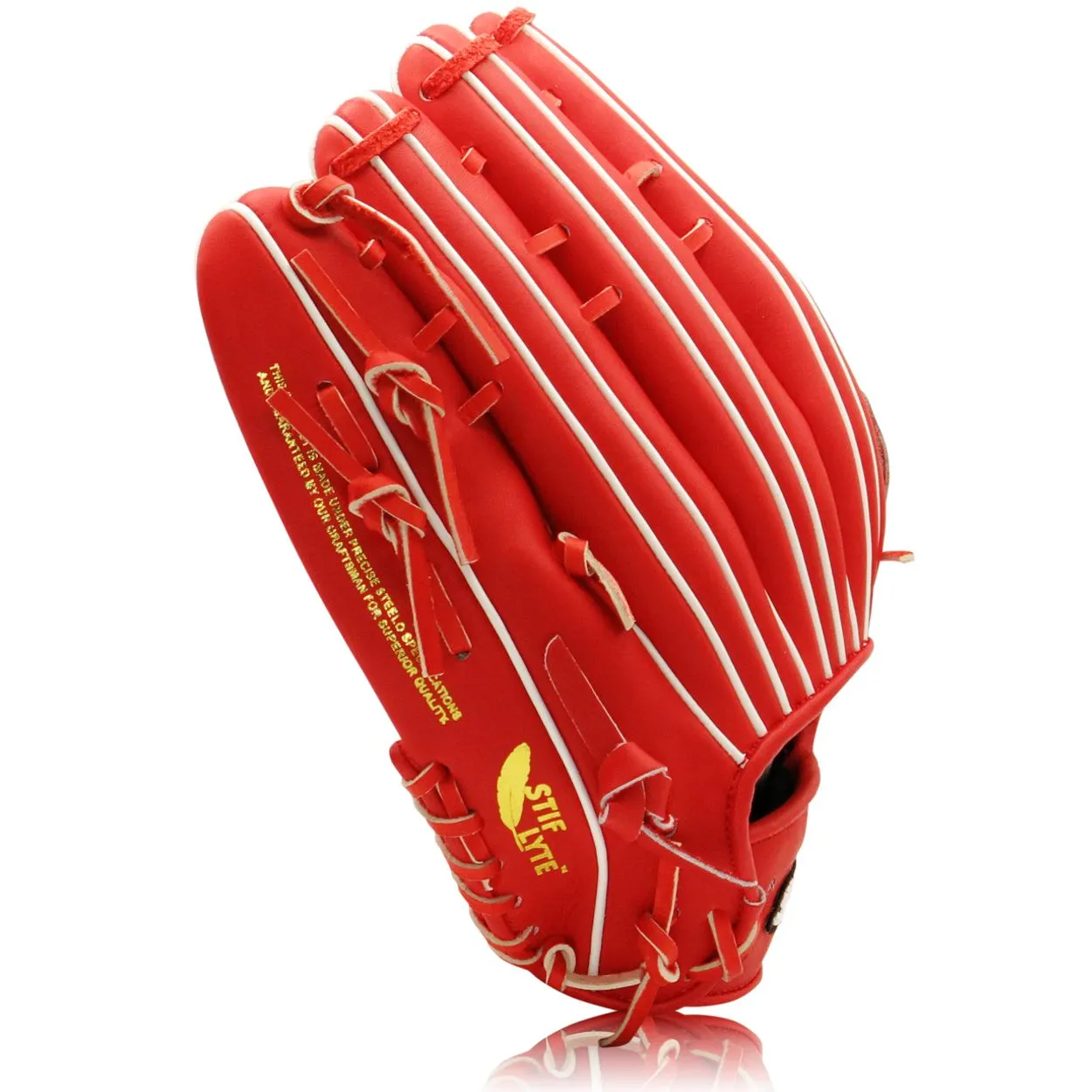 Red 'Hype 1' PRO HYDE™ Series Outfielder's Glove - 12.75 Inch RHT