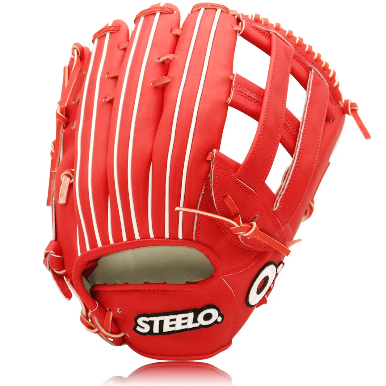 Red 'Hype 1' PRO HYDE™ Series Outfielder's Glove - 12.75 Inch RHT