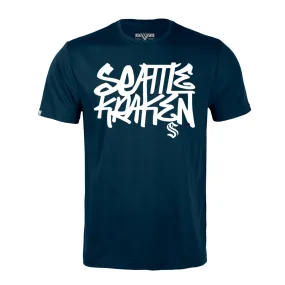 Seattle Kraken Primary Tag Line Tee