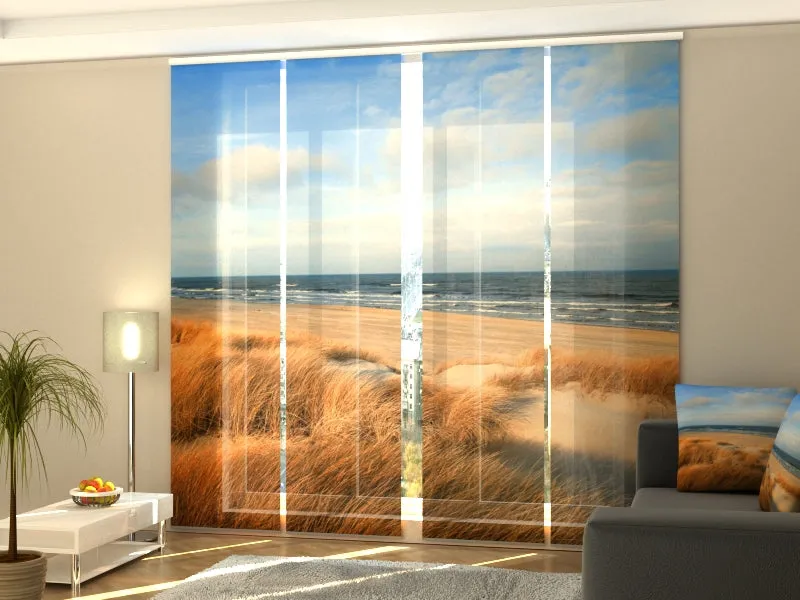 Set of 4 Panel Dunes on a Baltic sea shore