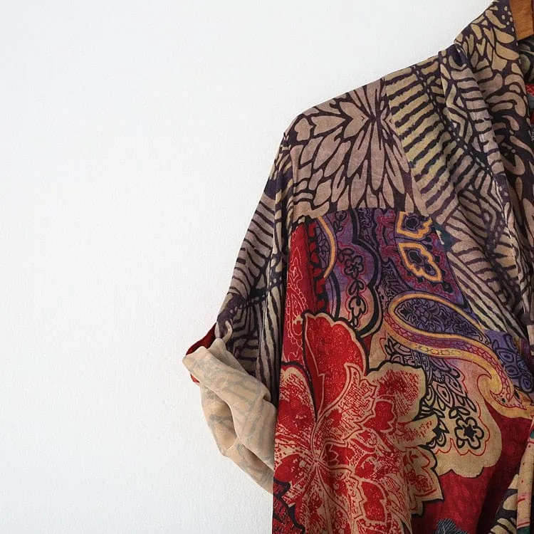 Silk Chinese Cross Tunic | Nirvana