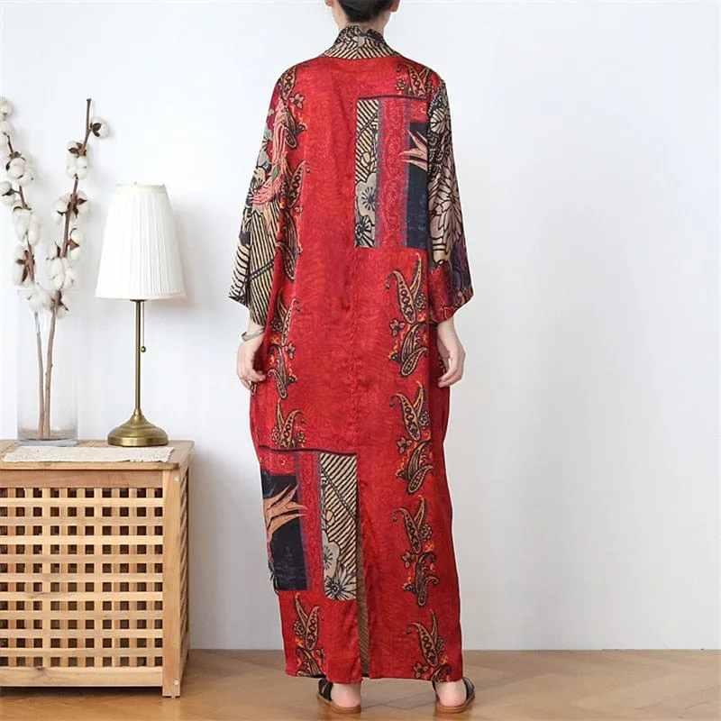 Silk Chinese Cross Tunic | Nirvana