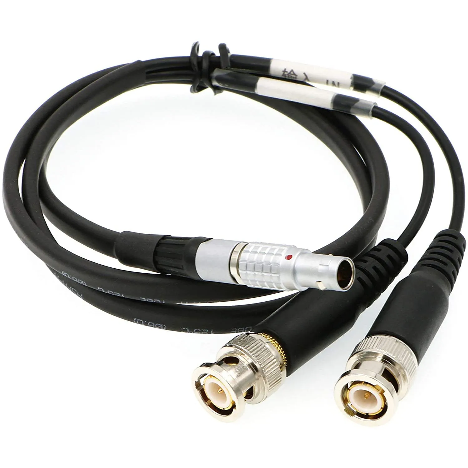 Sound Devices XL-LB2 Timecode Input Output Cable 5 Pin Male to BNC