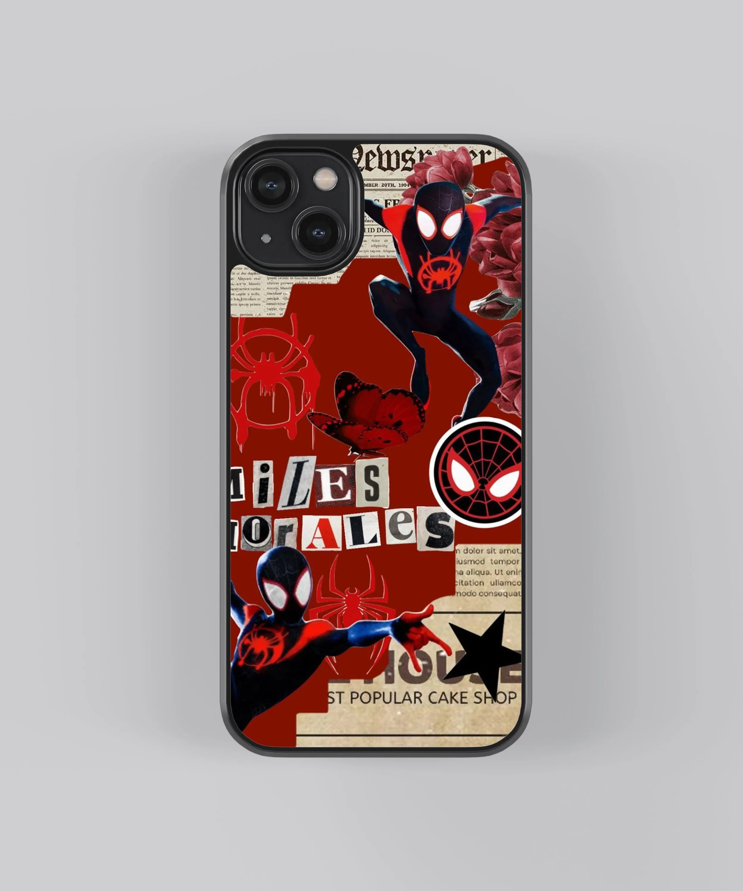 Spider Man Miles Morales Pop Culture Glass Phone Case Cover