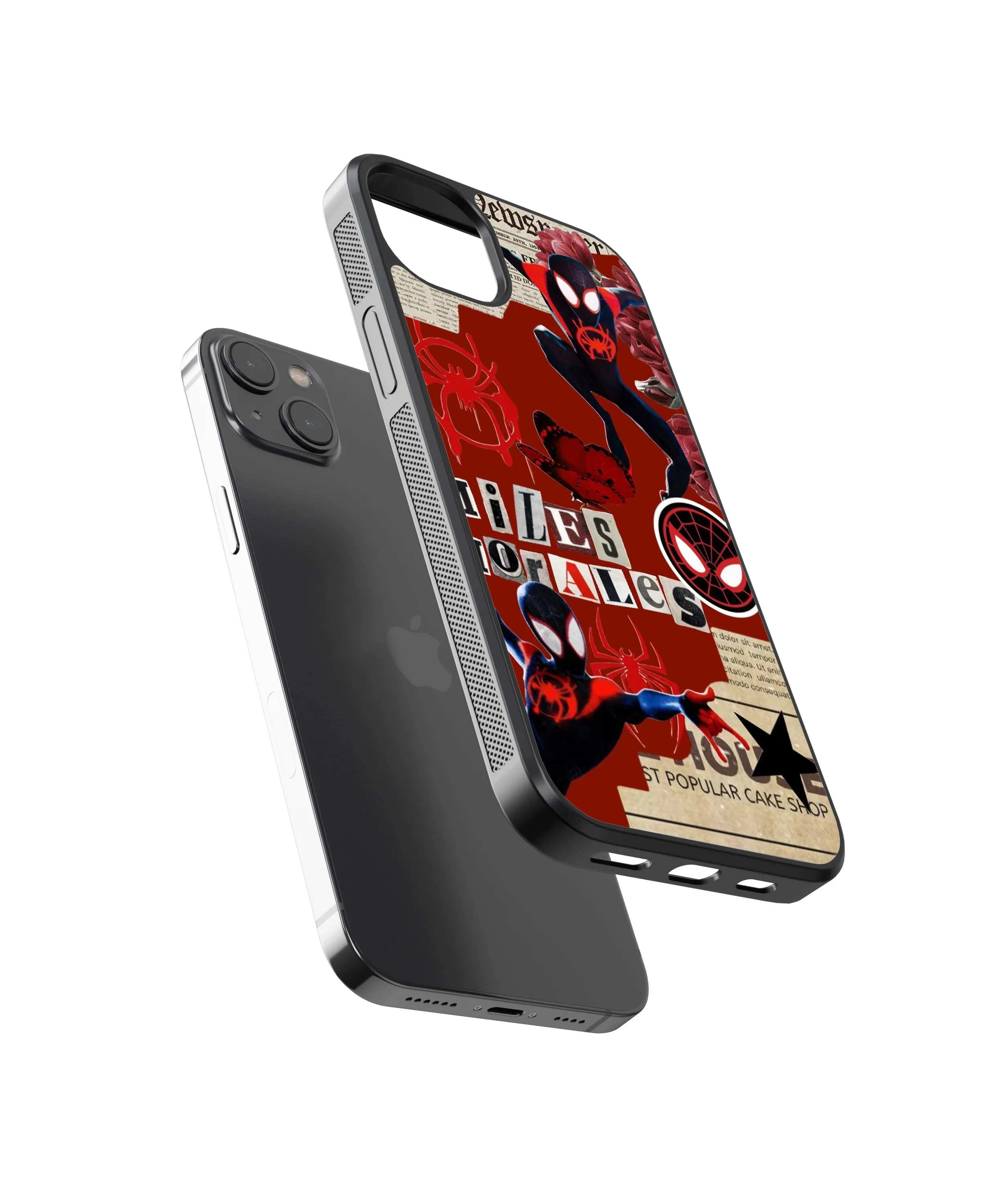 Spider Man Miles Morales Pop Culture Glass Phone Case Cover