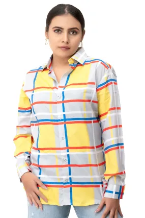 Sunburst Stripes Printed Shirt