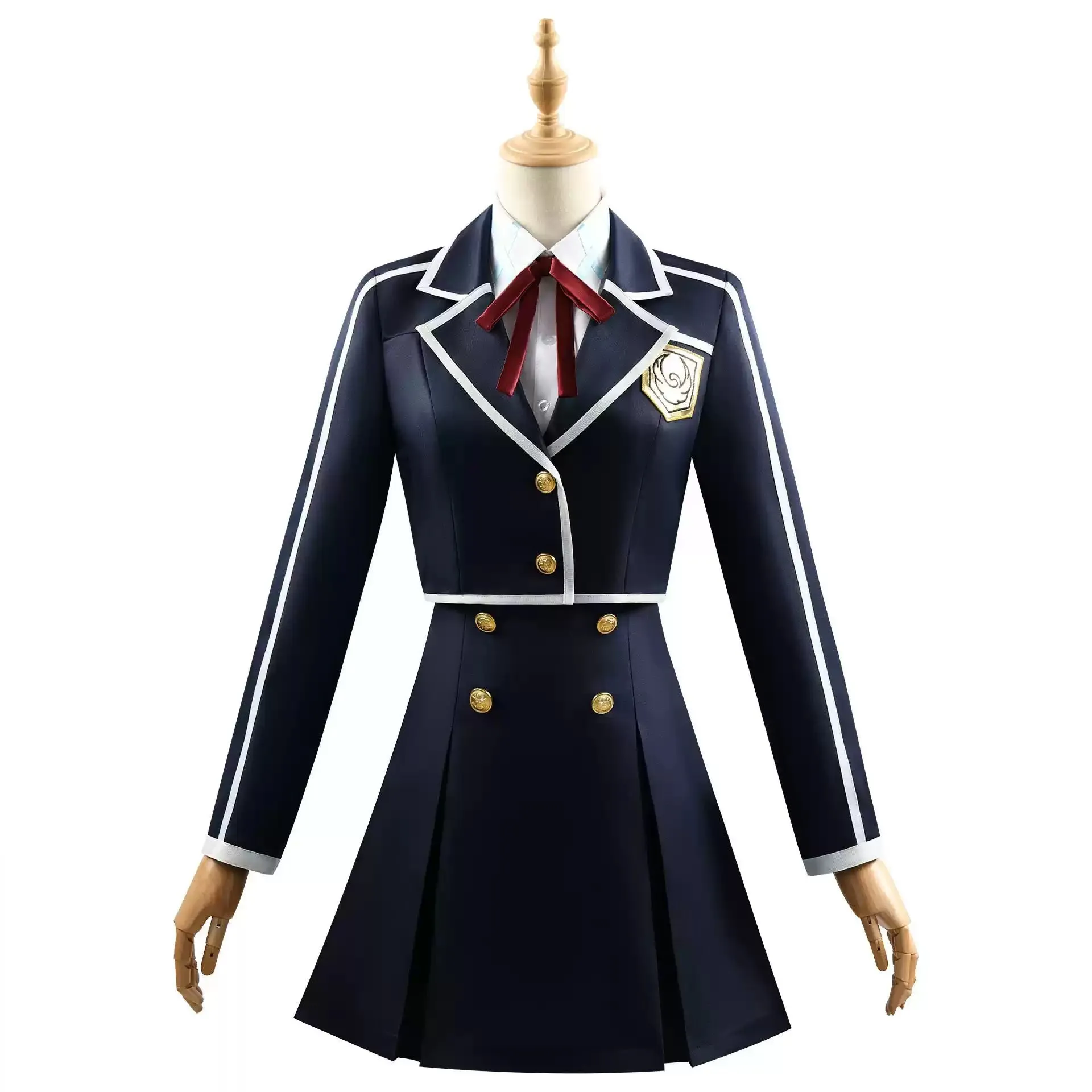 Sword Art Online SAO Yuuki Asuna Yuki Asuna School Uniform Cosplay Costume