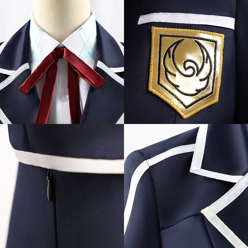 Sword Art Online SAO Yuuki Asuna Yuki Asuna School Uniform Cosplay Costume