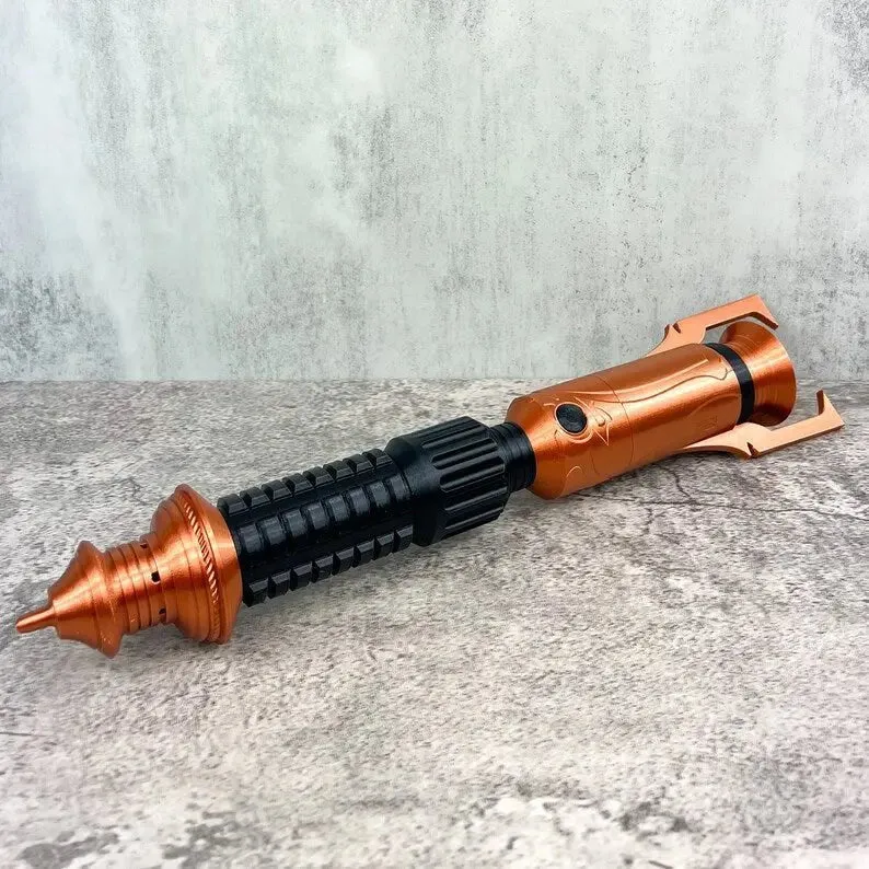 Taron Malicos Magus Lightsaber Hilt Replica With Stand