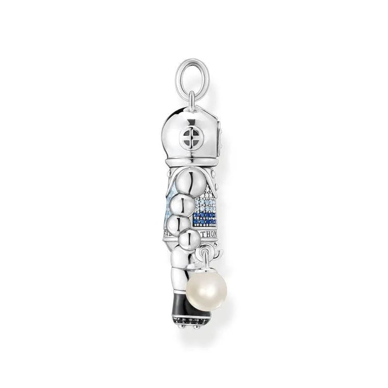 Thomas Sabo Pendant diver with pearl and blue stones