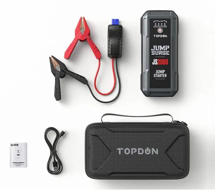 Topdon JS2000 - 2000 Peak Amp Jump-Starter and power bank